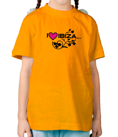 Детская футболка I Love Ibiza