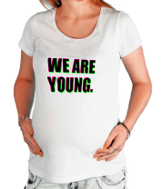 Футболка для беременных We are young фото