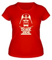 Женская футболка футболка The dork side (Сторона мужлана) фото