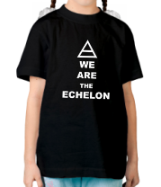 Детская футболка We are the echelon фото