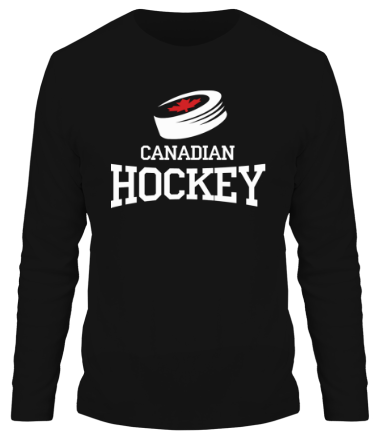 Мужская футболка длинный рукав Canadian hockey