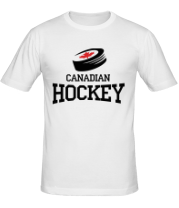 Мужская футболка Canadian hockey фото