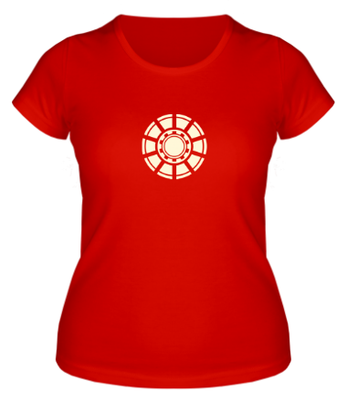 Женская футболка Реактор железного человека