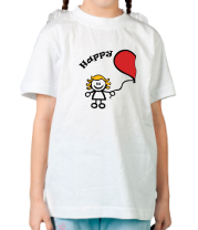 Детская футболка Счастливы вместе парная (парная) фото