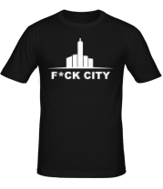 Мужская футболка F*ck city фото