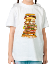 Детская футболка Мегабургер фото