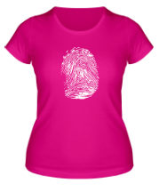 Женская футболка Отпечаток пальца фото