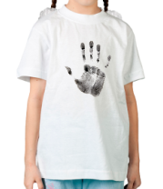 Детская футболка Отпечаток руки фото