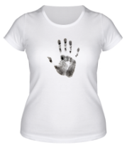 Женская футболка Отпечаток руки фото