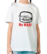 Детская футболка No War фото