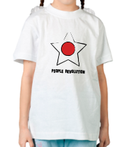 Детская футболка People revolution фото