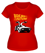 Женская футболка Back to the future