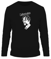 Мужская футболка длинный рукав Californication. Hank Moody фото