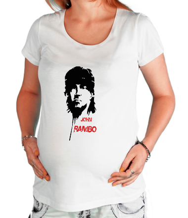 Футболка для беременных John Rambo