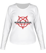 Женская футболка длинный рукав Supernatural фото