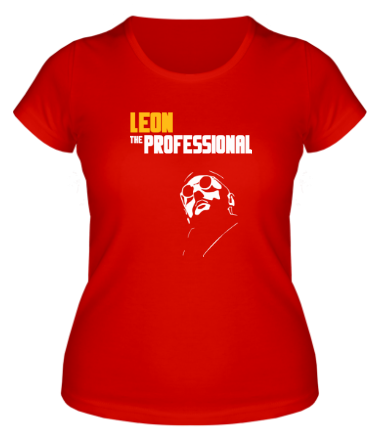 Женская футболка Leon the Professional