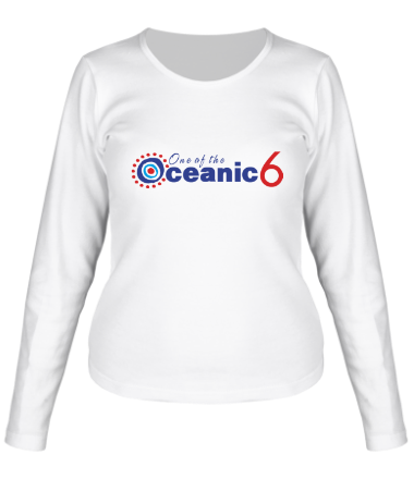 Женская футболка длинный рукав Lost. One of the Oceanic 6