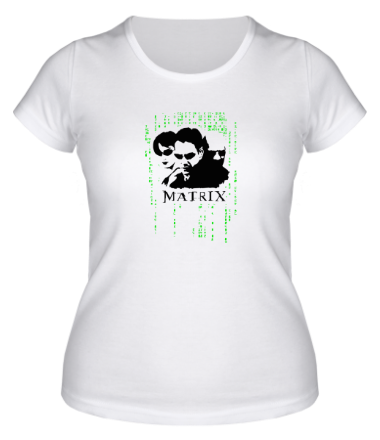 Женская футболка Matrix