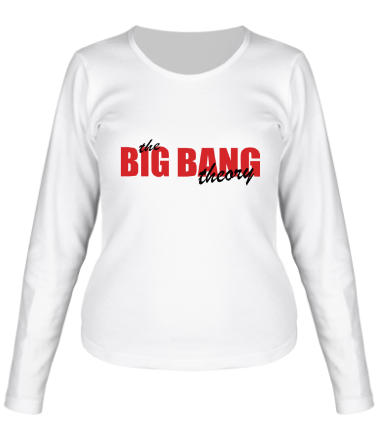 Женская футболка длинный рукав The Big Bang Theory