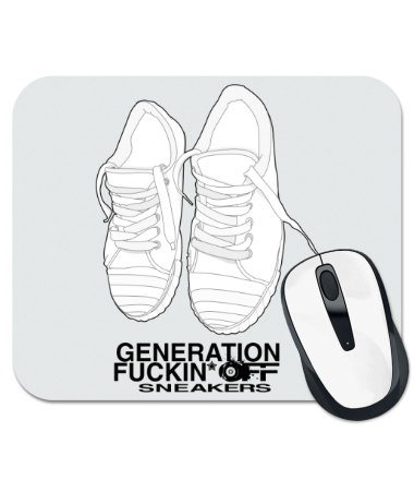 Коврик для мыши Generation fuckin off sneakers