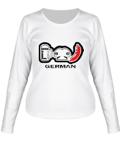 Женская футболка длинный рукав German фото