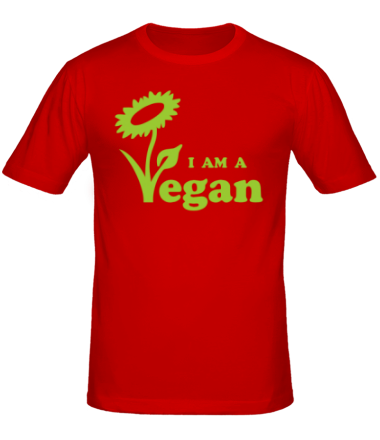 Мужская футболка I am a vegan