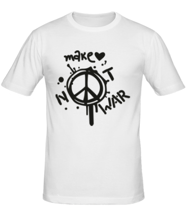 Мужская футболка Make not war