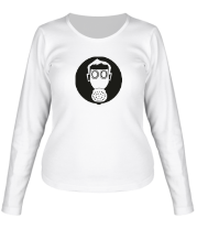 Женская футболка длинный рукав Противогаз Тори Белечи фото