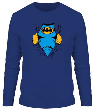 Мужская футболка длинный рукав Бэтмен