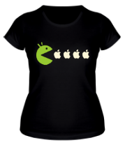 Женская футболка Android Vs Apple фото