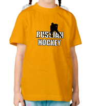 Детская футболка Russian hockey фото