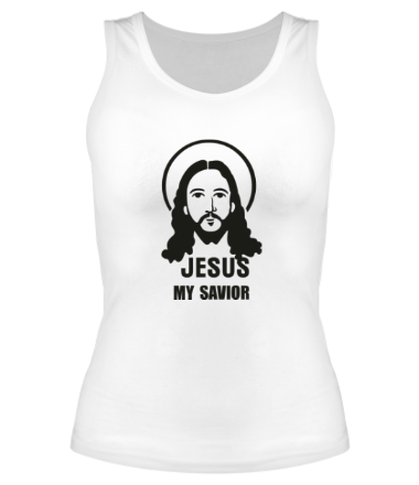 Женская майка борцовка Jesus my savior