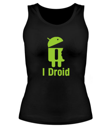 Женская майка борцовка I Droid