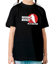 Детская футболка Russian hockey (Русский хоккей) фото