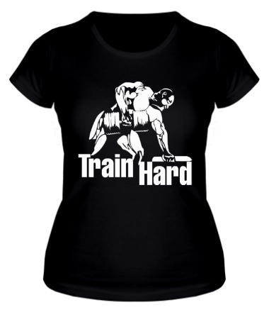 Женская футболка Train Hard
