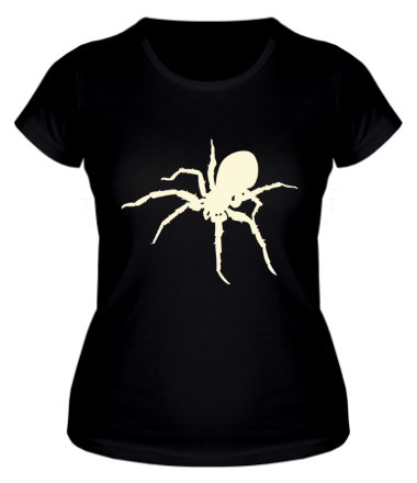 Женская футболка Паук (spider) glow