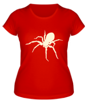 Женская футболка Паук (spider) glow фото