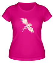 Женская футболка Граната с крыльями glow фото