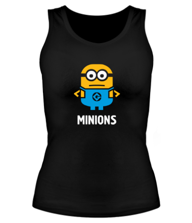 Женская майка борцовка Minions