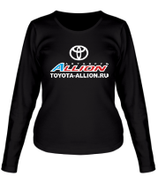 Женская футболка длинный рукав Автоклуб Toyota Allion фото