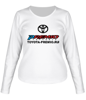 Женская футболка длинный рукав Автоклуб Toyota Premio фото