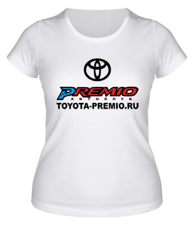 Женская футболка Автоклуб Toyota Premio