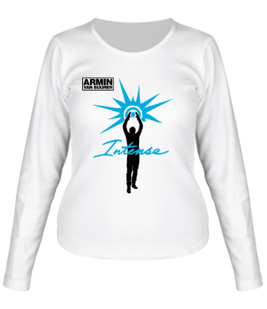 Женская футболка длинный рукав Armin van Buuren - Intense