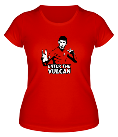 Женская футболка Enter the Vulkan