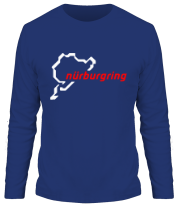 Мужская футболка длинный рукав Nurburgring - Кольцо Нюрбургринг фото