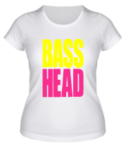 Женская футболка Bass head фото
