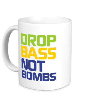 Кружка Drop bass not bomb