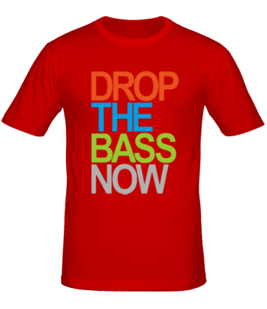 Мужская футболка Drop the bass now