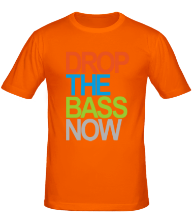 Мужская футболка Drop the bass now