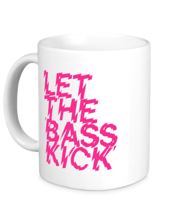 Кружка Let the bass kick